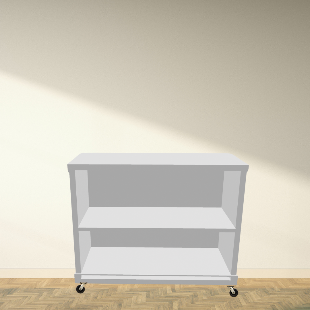 White Cart With TV Display - Image 5