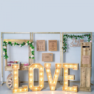 4ft Rustic LOVE Letters – The Perfect Romantic Statement