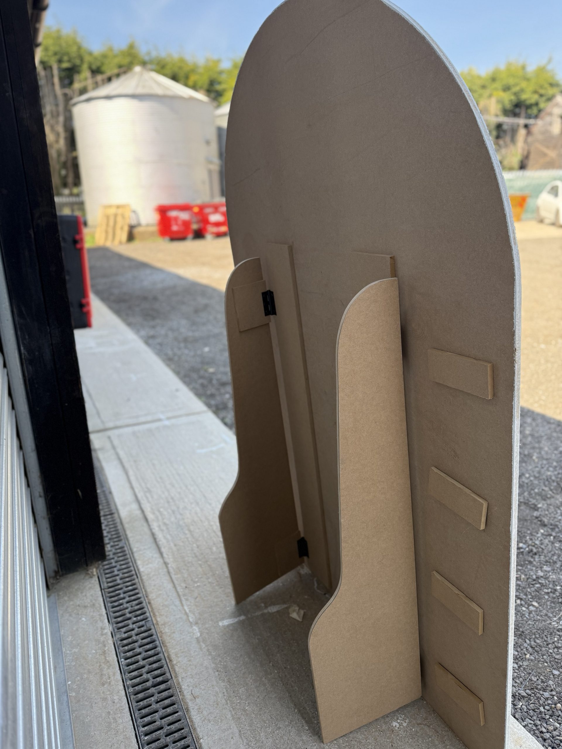 Curved Sailboard with Folding Shelves – The Perfect Sweet & Treat Wall! - Image 3