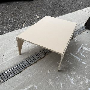 Arched display table